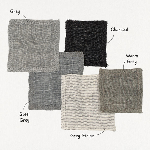 20x20 Lina Linen Pillow Warm Grey