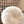Velvet Tuft Round Cushion, Ivory