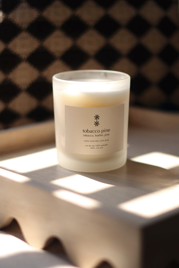 Tobacco Pine Soy Candle