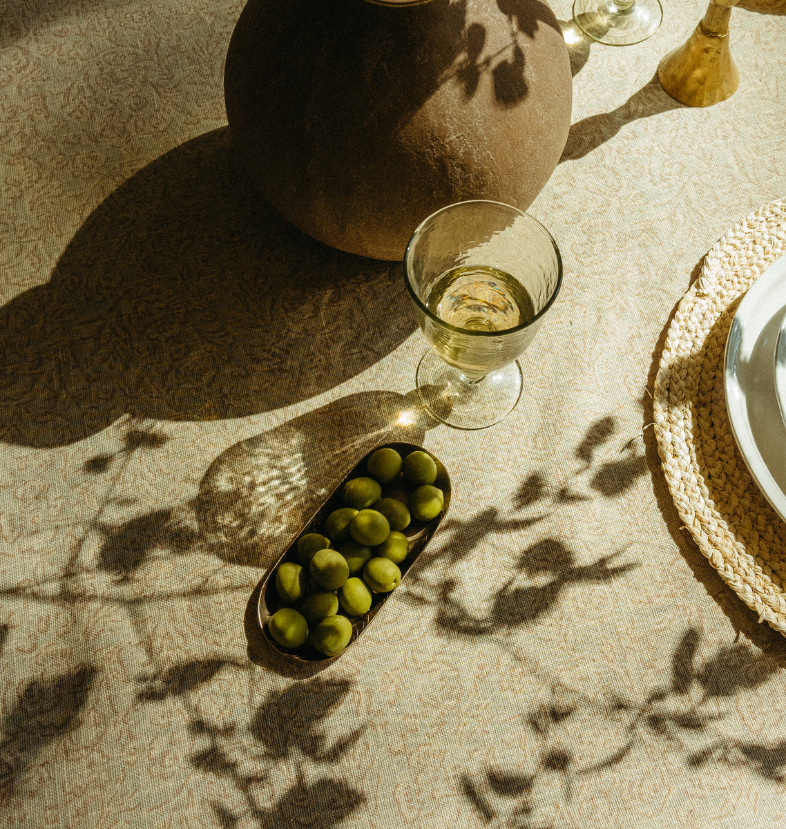 Saanvi Block Print Tablecloth – Indaba Home