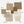 20x20 Lina Linen Pillow Hazelnut