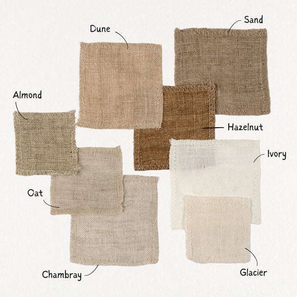 20x20 Lina Linen Pillow Hazelnut