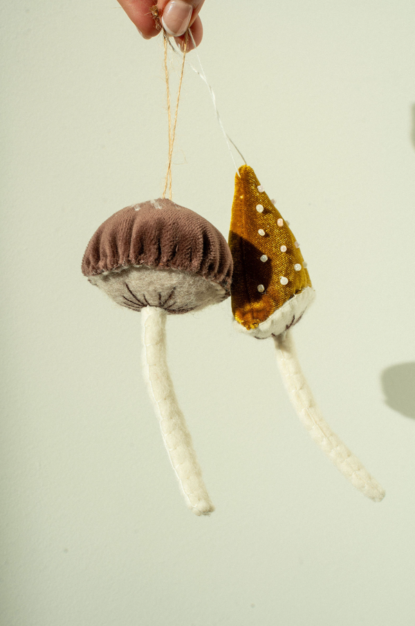 Felt Mushroom Ornament